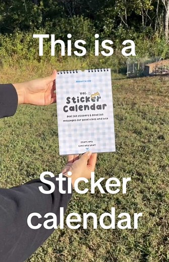 Exciting Sticker Calendar with Daily Surprises