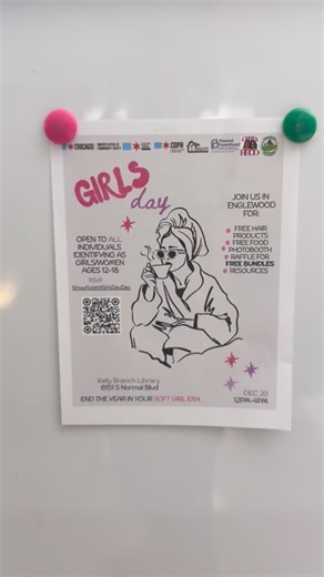 ✨ GIRLS DAY RECAP | Englewood ✨ A day of connection, reflection, and action. 💗 On 12/20, GIRLS DAY in Englewood brought together 70 young women and girls (ages 12–18) for rest, restoration, and a powerful prioritization session rooted in their real experiences and voices. Together, we spotlighted the white paper Are the Girls Well? and pulled TOP priorities for the QLP, directly from the girls themselves, to help guide youth-centered action across the city. This is bigger than one day. By Janua