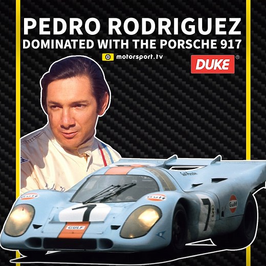 44K views · 3.6K reactions | Remembering Pedro Rodriguez It's been 50 years since the tragic incident took the life of one of the best drivers in the early 70's. Pedro starred in the Porsche 917, particularly in the wet. Enjoy his moments of glory  bit.ly/3iotpBF #porsche #ferrari #pedrorodriguez #F1 #endurance #motorsport #wec #racing | Motorsport.tv | Facebook