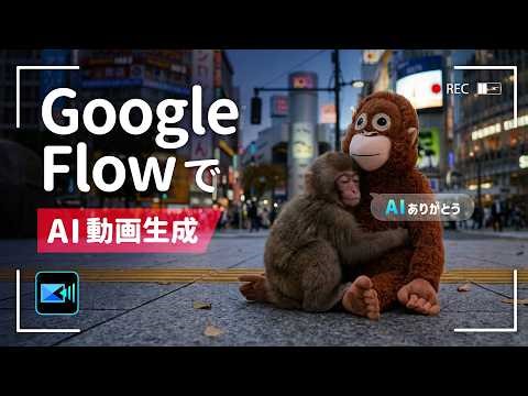 Google最新生成AI「Flow」が凄すぎる…使い方から編集まで徹底解説 | Veo 使い方