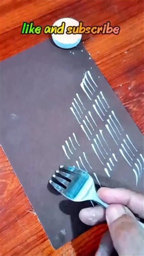 Allah Name Calligraphy with Fork | White Ink Islamic Art | Satisfying Calligraphy Short