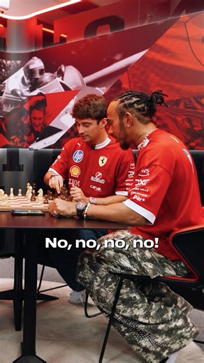 Oh look, Lewis and Charles are playing chess on instagram again 🤳 Watch the full video here: https://youtu.be/H8vhBsfRjhU | Scuderia Ferrari HP