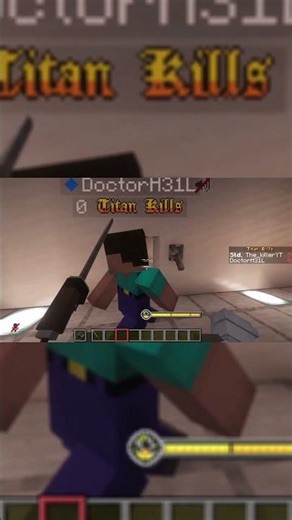 THE ATTACK ON TITAN MOD IS TERRIFYING 😱 #minecraft #shorts