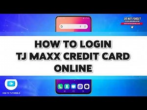 How To Login TJ Maxx Credit Card 2024 | TJ Maxx Credit Card Account Sign In Guide