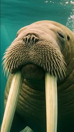 A Walrus Can Sleep While Floating in the Ocean!