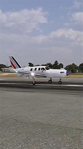 [X-PLANE-12.4] FINESSE LANDING OF A TBM 850