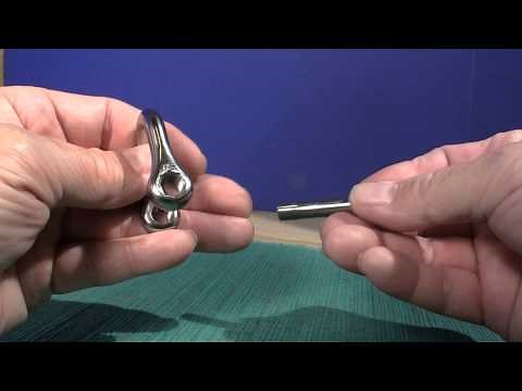 Titanium Captive Locking Shackle