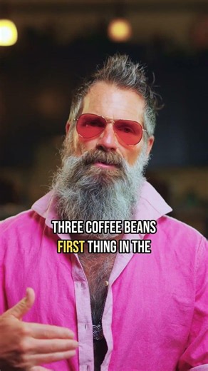 Have you ever tried quitting caffeine? Try the coffee bean trick: 3 coffee beans in the morning