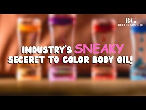 The BEST Way To Color Body Oil | For Beginners | Skincare Buinsess | Body Oil