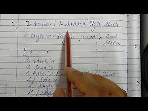 Std - 7 ( Computer) | Ch - 6 (Part 2) | Introduction to HTML and CSS