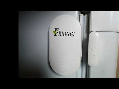 Fridggi - DIY Refrigerator Door alarm when left open, 60s delay Alert, avoid wasting foods & Energy.