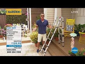 iReach Telescoping AFrame Ladder
