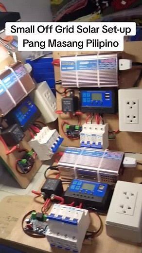 Solar system Presyong pang masa Small Off Grid Solar Set-up #solar #smalloffgridsetup #solardiy