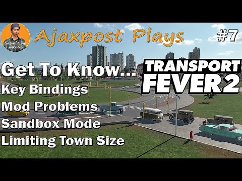 Transport Fever 2 : Get To Know : Keys, Mods, and Town Limits