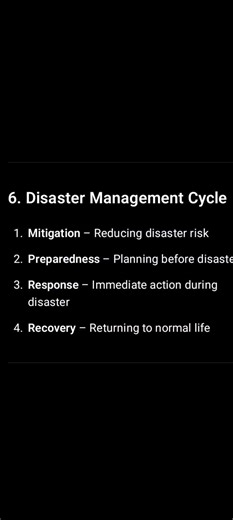 Disaster management project for class 10