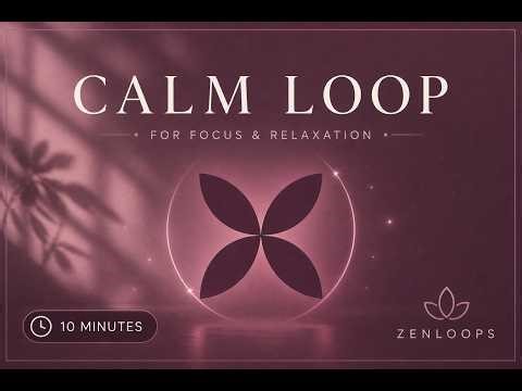 Calm Aesthetic Loop 💫 | Soft Focus & Relaxation Visual (10 Minutes)