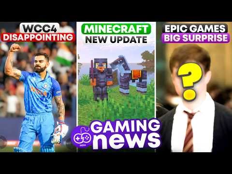 World Cricket Championship 4 DISAPPOINTMENT, Minecraft Update, New Hill Climb Game | Gaming News 64