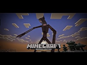 This siren head mod is insane (The walking siren) Minecraft bedrock edition