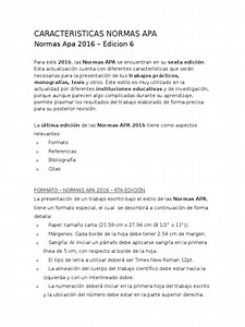 Normas Apa Para Trabajos Escritos Citas Bibliograficas