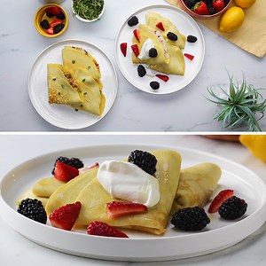 21K views · 61 reactions | High-Protein Sweet And Savoury Crepes  RECIPE: https://tasty.co/recipe/high-protein-sweet-and-savory-crepes | Tasty UK | Facebook