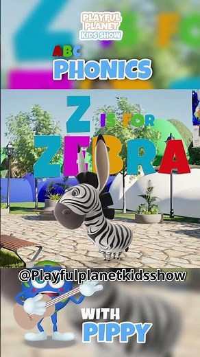 Letter Z is for Zebra Song for Kids | Learn Letters A–Z with Fun Music