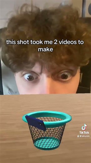the video ends when i make the trickshot #shorts