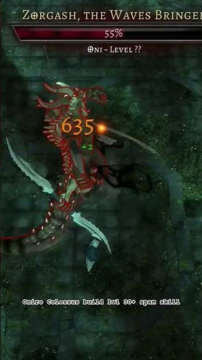 Oniro rpg- Colossus build lvl 30 mist boss /spam skill