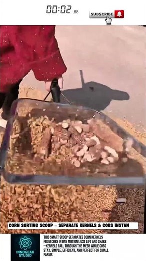 Corn Sorting Scoop – Separate Kernels & Cobs Instantly!
