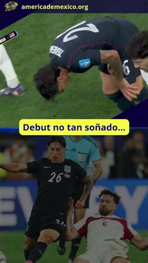 The worst possible debut! 😱 Zendejas takes a ball to the groin with the US team 🇺🇸⚽