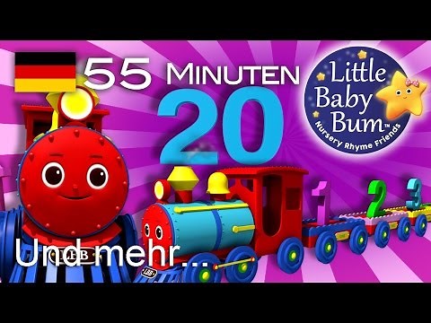 1 bis 20 Zahlenzug Lied | Und noch viele weitere Kinderlieder | von LittleBabyBum