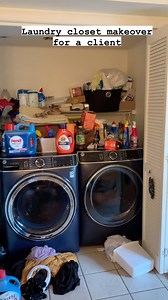 695K views · 5.1K reactions | Laundry closet makeover for a client. I can’t believe it’s been two years since this project. Time flies! #laundrycloset #laundrymakeover #organization #organizer #getorganized #storagesolutions | Build and Create Home | Facebook