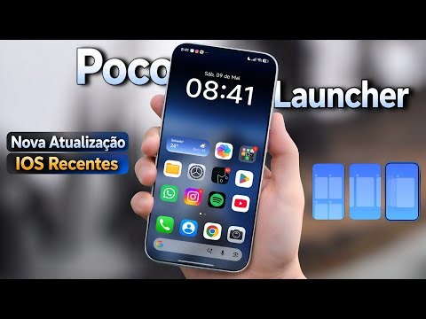 Tá Lisa Demais - Nova Poco Launcher HyperOS 3.1 iOS Recentes - Instale Agora No Seu Poco