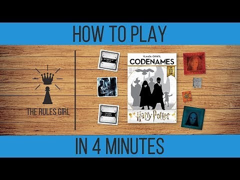 How to Play Codenames: Harry Potter in 4 Minutes - The Rules Girl