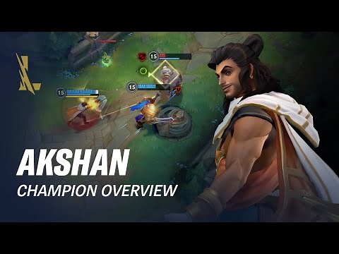 Akshan Champion Overview | Gameplay - League of Legends: Wild Rift