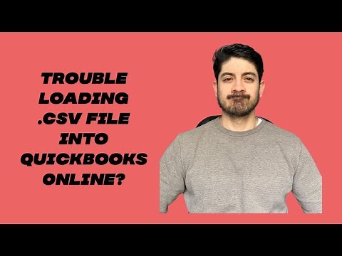 Fixing a common error with CSV files and QuickBooks Online