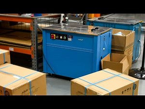 Strapping with the VHPE10DS Strapping Machine