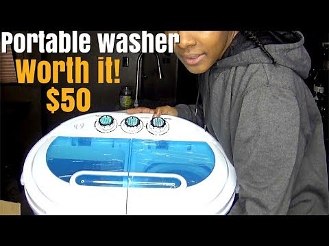 how to| laundry for small homes demo & review portable washer and spiner + story time