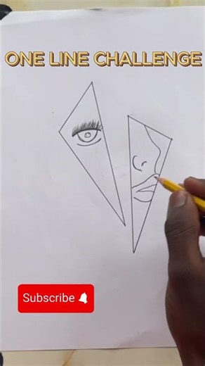 One Line Drawing of a Sad Face ✍🏽 Crying #onepiece #drawing #luffy #animesketch #animeart