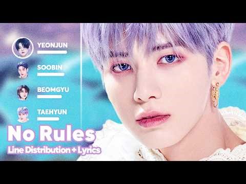 TXT - No Rules(Line Distribution + Lyrics Karaoke) PATREON REQUESTED