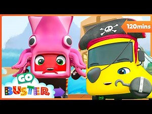 Buster's Pirate Adventure | Go Buster | Kids Road Trip! | Kids Songs and Stories