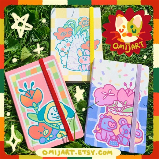 Von BT21 inspiriertes Kpop Bullet Journal | BTS, dot journal, a5 Kalender, Bangtan Sonyeondan Zeichen, Tata, Chimmy, Koya, Mang, RJ, Shooky, Kochen - Etsy.de