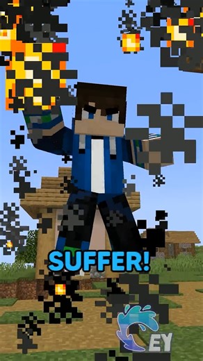 Minecraft, But Spells Make You Stronger…#EYstreem #minecraft #shorts #funny #gaming | EYstreem