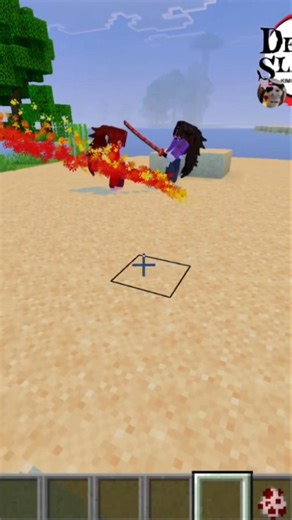 kokushibo vs yoriichi #demonslayer #minecraft