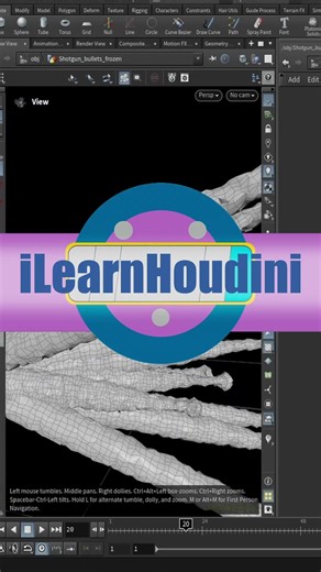 Subzero Ice Fx in Houdini ❄️ 🥶#houdini #vfx #tutorial