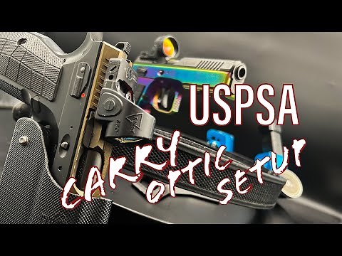 USPSA Carry Optic Setup - My CZ Shadow 2 and Whole Setup
