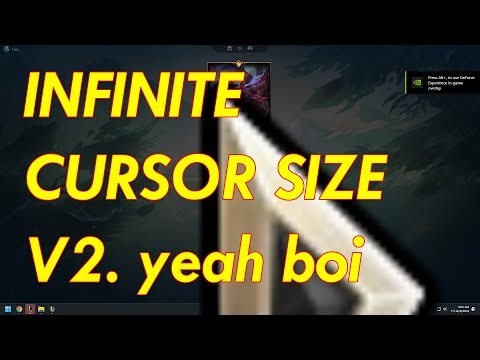 INFINITE CURSOR SIZE V2 UPDATED 2024!