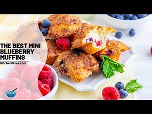 The Best Mini Blueberry Muffins