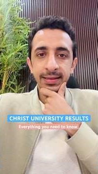 Christ University Results | Everything you need to know 🔥⌛️