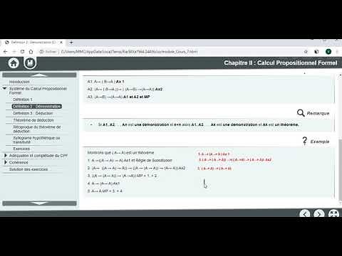 Calcul propositionnel formel (Vidéo3)