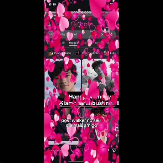 que bosta de video é esse? mds #charliebushnell #walkerscobell #foryoupage juro que se eu fosse amg de algum famoso e eu nao tivesse foto com ele eu faria o mesmo